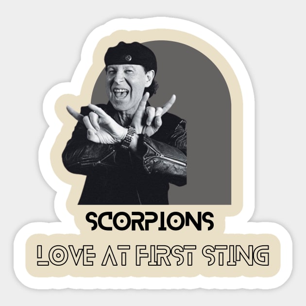 Band scorpion's Sticker by The Kons Stores